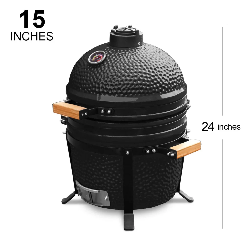 Mini-Size-15-inch-Ceramic-Kamado-BBQ-Grill